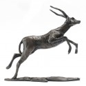 Bronze Impala Sculpture: Leaping Impala by Jonathan Sanders