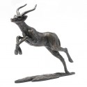 Bronze Impala Sculpture: Leaping Impala by Jonathan Sanders