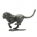 Bronze Lion Sculpture: Hunting Lion by Jonathan Sanders