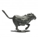 Bronze Lion Sculpture: Hunting Lion by Jonathan Sanders