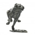 Bronze Lion Sculpture: Running Lion by Jonathan Sanders