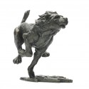 Bronze Lion Sculpture: Running Lion by Jonathan Sanders