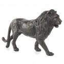 Bronze Lion Sculpture: Walking Lion