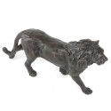 Bronze Lion Sculpture: Walking Lion