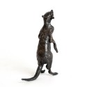 Bronze Meerkat Sculpture: Meerkat Archie by Jonathan Sanders