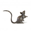 Bronze Mouse Sculpture: Sitting Mouse by Jonathan Sanders