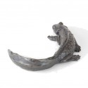 Bronze Newt Sculpture: Great Crested Newt