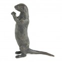 Bronze Otter Sculpture: Standing Otter by Sue Maclaurin