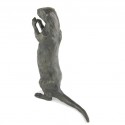 Bronze Otter Sculpture: Standing Otter by Sue Maclaurin