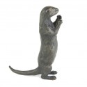 Bronze Otter Sculpture: Standing Otter by Sue Maclaurin