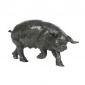 Bronze Pig Sculpture: Large Pig Head Right by Sue Maclaurin