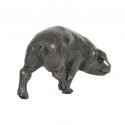 Bronze Pig Sculpture: Medium Pig Head Right by Sue Maclaurin