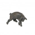Bronze Pig Sculpture: Piglet Head Right by Sue Maclaurin