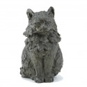 Bronze Cat Sculpture: Sitting Cat by Elizabeth Foster