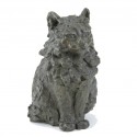 Bronze Cat Sculpture: Sitting Cat by Elizabeth Foster