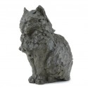 Bronze Cat Sculpture: Sitting Cat by Elizabeth Foster