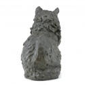 Bronze Cat Sculpture: Sitting Cat by Elizabeth Foster