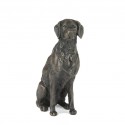 Solid Bronze Golden Retriever sculpture