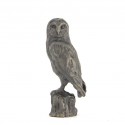 Bronze Bird Sculpture: Barn Owl by Sue Maclaurin