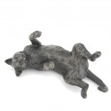 Bronze Cat Sculpture: Playing Cat by Sue Maclaurin