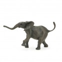 Bronze Elephant Sculpture: Large Walking Baby Elephant by Jonathan Sanders