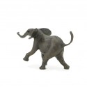 Bronze Elephant Sculpture: Large Walking Baby Elephant by Jonathan Sanders