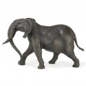 Bronze Elephant Sculpture: Large Walking Elephant by Jonathan Sanders