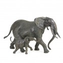 Bronze Elephant Sculpture: Large Walking Elephant by Jonathan Sanders