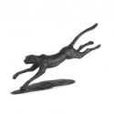 Bronze Cheetah Sculpture: Flying Cheetah II by Jonathan Sanders