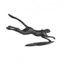 Bronze Cheetah Sculpture: Flying Cheetah II by Jonathan Sanders