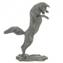 Bronze Fox Sculpture: Pouncing Fox by Sue Maclaurin