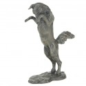 Bronze Fox Sculpture: Pouncing Fox by Sue Maclaurin