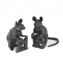 Bronze Mouse Sculpture: Celebration Mouse - 18