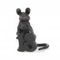 Bronze Mouse Sculpture: Celebration Mouse - 18