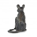 Bronze Mouse Sculpture: Celebration Mouse - 21