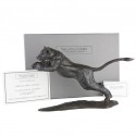 Bronze Lion Sculpture: Large Leaping Lioness by Jonathan Sanders