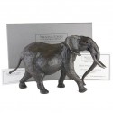 Bronze Elephant Sculpture: Large Walking Elephant by Jonathan Sanders