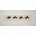 Limited Edition Elephant Print: Study for Running Baby Elephants by Jonathan Sanders