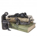 Wedgwood Museum Original Bronze Sculpture: Seated Boy II by Jonathan Sanders