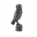 Bronze Bird Sculpture: Barn Owl Maquette