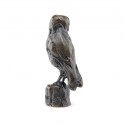 Bronze Bird Sculpture: Barn Owl Maquette