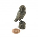 Bronze Bird Sculpture: Barn Owl Maquette