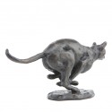 Bronze Cat Sculpture: Running Cat by Sue Maclaurin