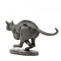 Bronze Cat Sculpture: Running Cat by Sue Maclaurin