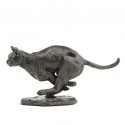 Bronze Cat Sculpture: Running Cat by Sue Maclaurin
