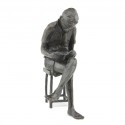 Wedgwood Museum Original Bronze Sculpture: Large Seated Boy by Jonathan Sanders