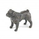 Bronze Dog Sculpture: Bulldog Maquette by Sue Maclaurin