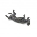 Bronze Dog Sculpture: Dachshund Maquette