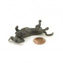 Bronze Dog Sculpture: Dachshund Maquette