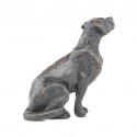 Bronze Dog Sculpture: Sitting Labrador Maquette by Sue Maclaurin